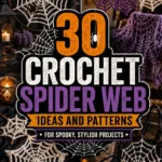 30 Crochet Spider Web Ideas and Patterns for Spooky, Stylish Projects