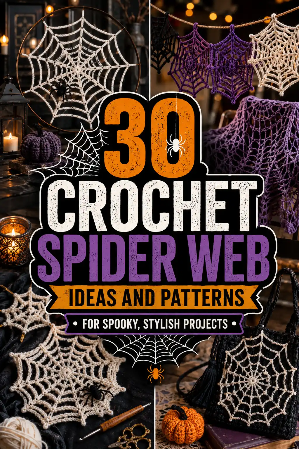 30 Crochet Spider Web Ideas and Patterns for Spooky, Stylish Projects