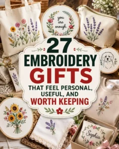 27 Embroidery Gifts That Feel Personal, Useful, and Worth Keeping