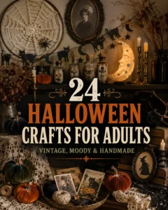 24 Halloween Crafts for Adults That Look Vintage, Moody, and Handmade