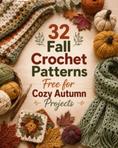 32 Fall Crochet Patterns Free for Cozy Autumn Projects