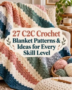 27 C2C Crochet Blanket Patterns & Ideas for Every Skill Level