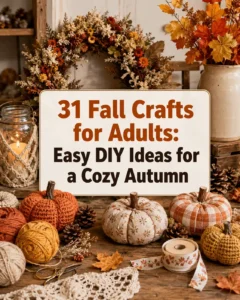 31 Fall Crafts for Adults: Easy DIY Ideas for a Cozy Autumn
