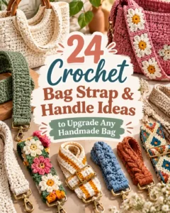 24 Crochet Bag Strap & Handle Ideas to Upgrade Any Handmade Bag