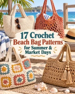 17 Crochet Beach Bag Patterns for Summer & Market Days