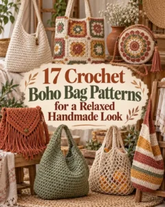 17 Crochet Boho Bag Patterns for a Relaxed Handmade Look