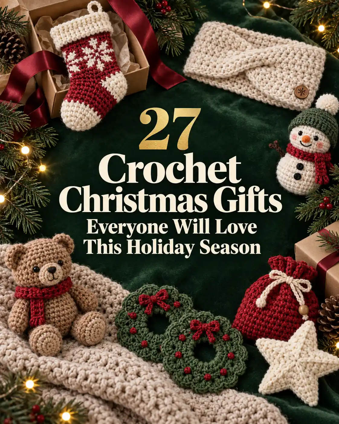 27 Crochet Christmas Gifts Everyone Will Love This Holiday Season
