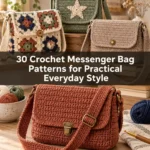 30 Crochet Messenger Bag Patterns for Practical Everyday Style