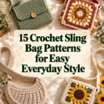 15 Crochet Sling Bag Patterns for Easy Everyday Style