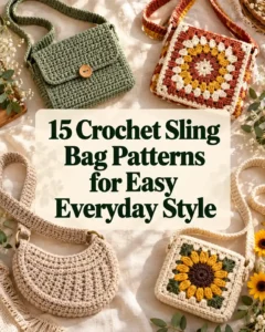 15 Crochet Sling Bag Patterns for Easy Everyday Style