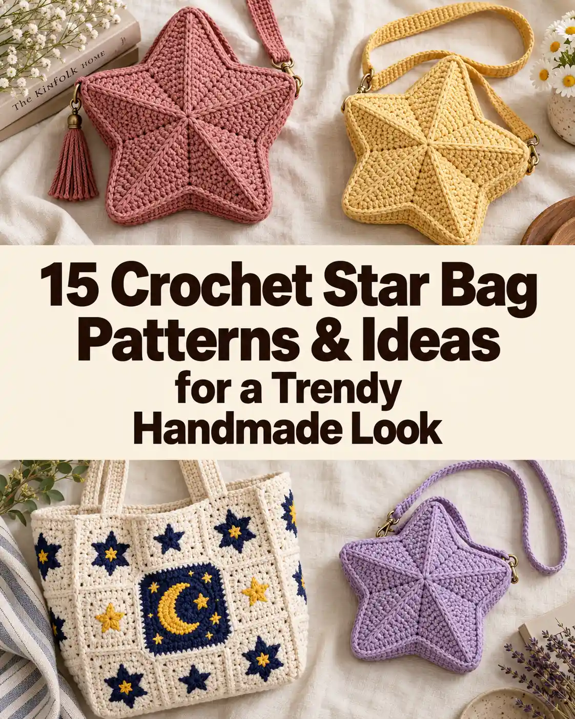 15 Crochet Star Bag Patterns & Ideas for a Trendy Handmade Look