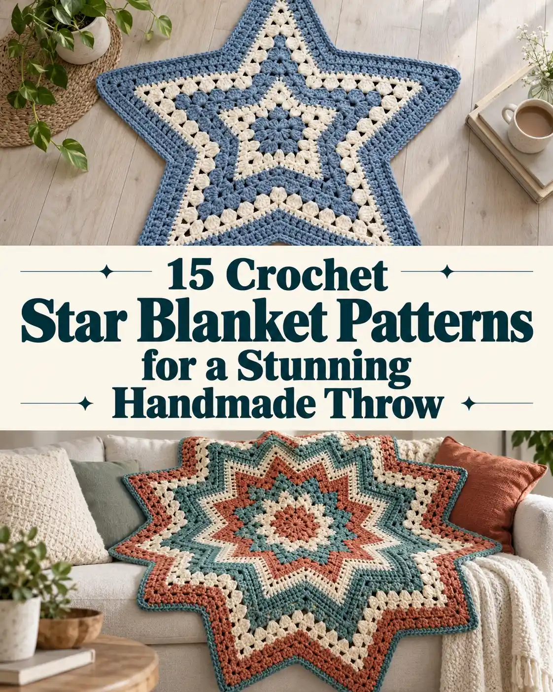 15 Crochet Star Blanket Patterns for a Stunning Handmade Throw