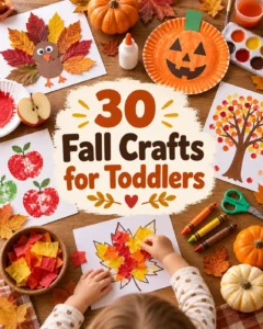 30 Fall Crafts for Toddlers: Easy and Cute Autumn Activities