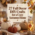27 Fall Decor DIY Crafts for a Cozy Autumn Home