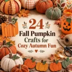 24 Fall Pumpkin Crafts for Cozy Autumn Fun