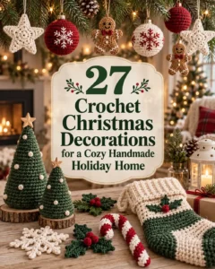 27 Crochet Christmas Decorations for a Cozy Handmade Holiday Home