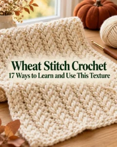 Wheat Stitch Crochet: 17 Ways to Learn and Use This Texture