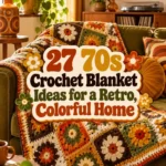 27 70s Crochet Blanket Ideas for a Retro, Colorful Home