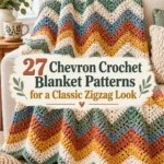 27 Chevron Crochet Blanket Patterns for a Classic Zigzag Look