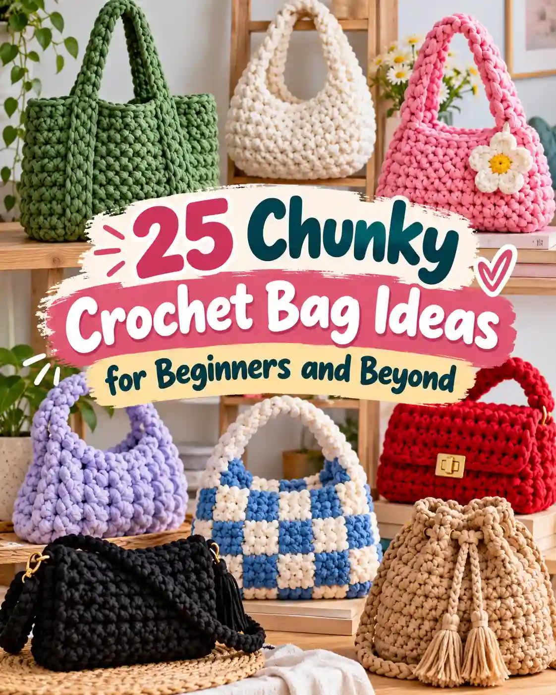 25 Chunky Crochet Bag Ideas for Beginners and Beyond
