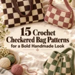15 Crochet Checkered Bag Patterns for a Bold Handmade Look