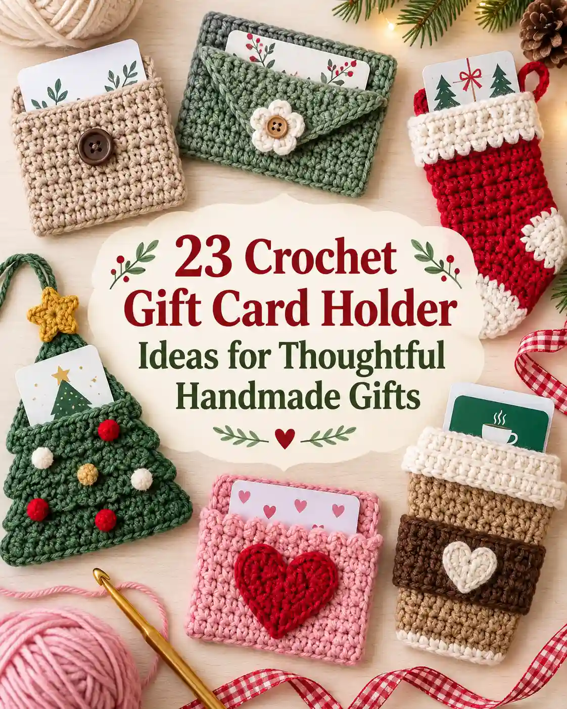 23 Crochet Gift Card Holder Ideas for Thoughtful Handmade Gifts