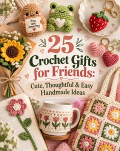 25 Crochet Gifts for Friends: Cute, Thoughtful & Easy Handmade Ideas