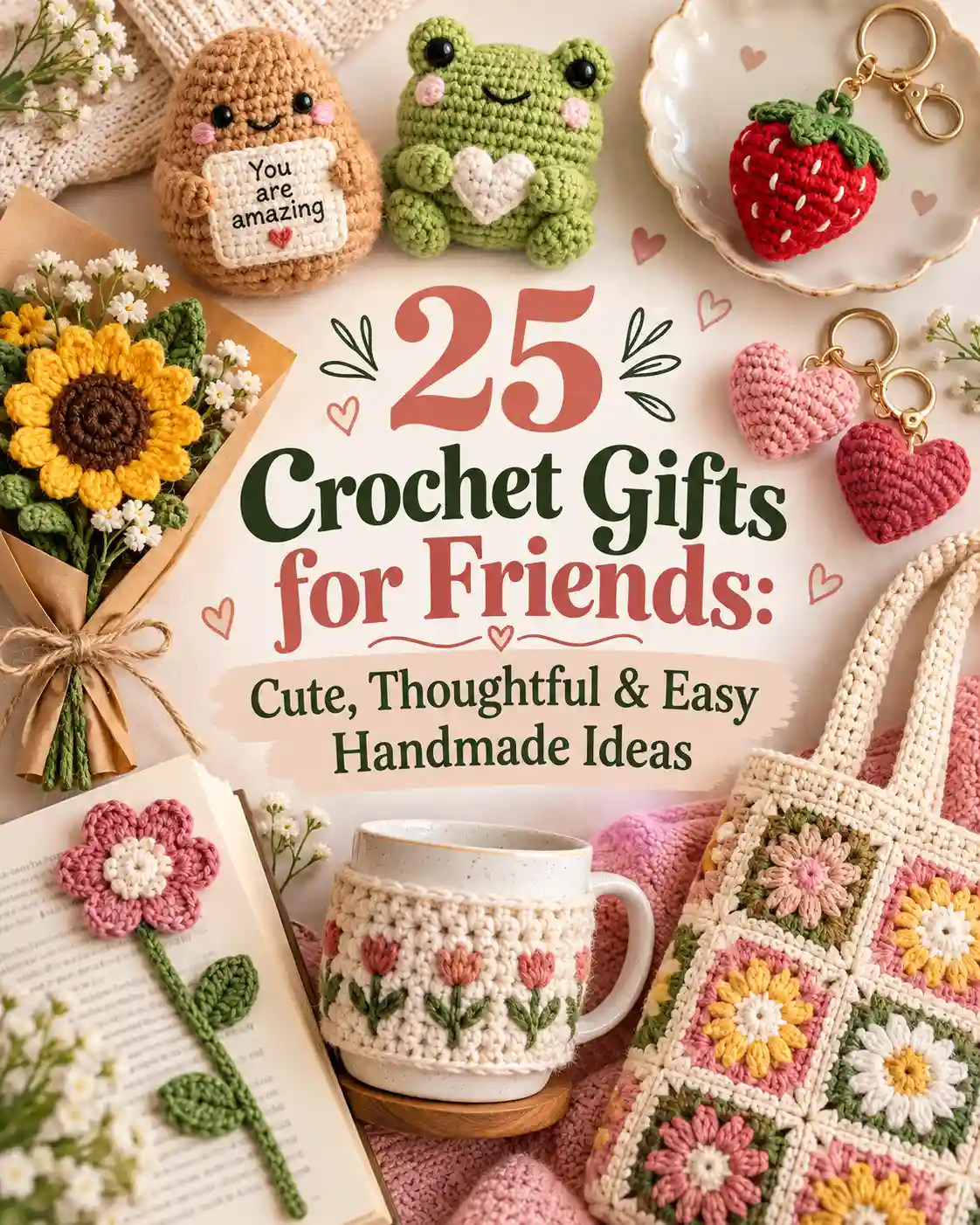 25 Crochet Gifts for Friends: Cute, Thoughtful & Easy Handmade Ideas