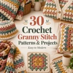 30 Crochet Granny Stitch Patterns & Projects (Easy to Modern)