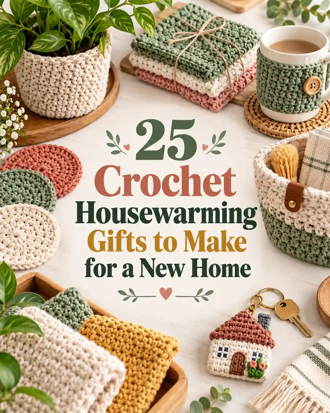 25 Crochet Housewarming Gifts to Make for a New Home
