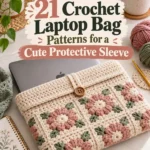 21 Crochet Laptop Bag Patterns for a Cute Protective Sleeve