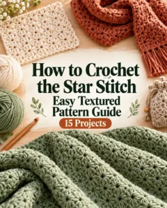 How to Crochet the Star Stitch: Easy Textured Pattern Guide