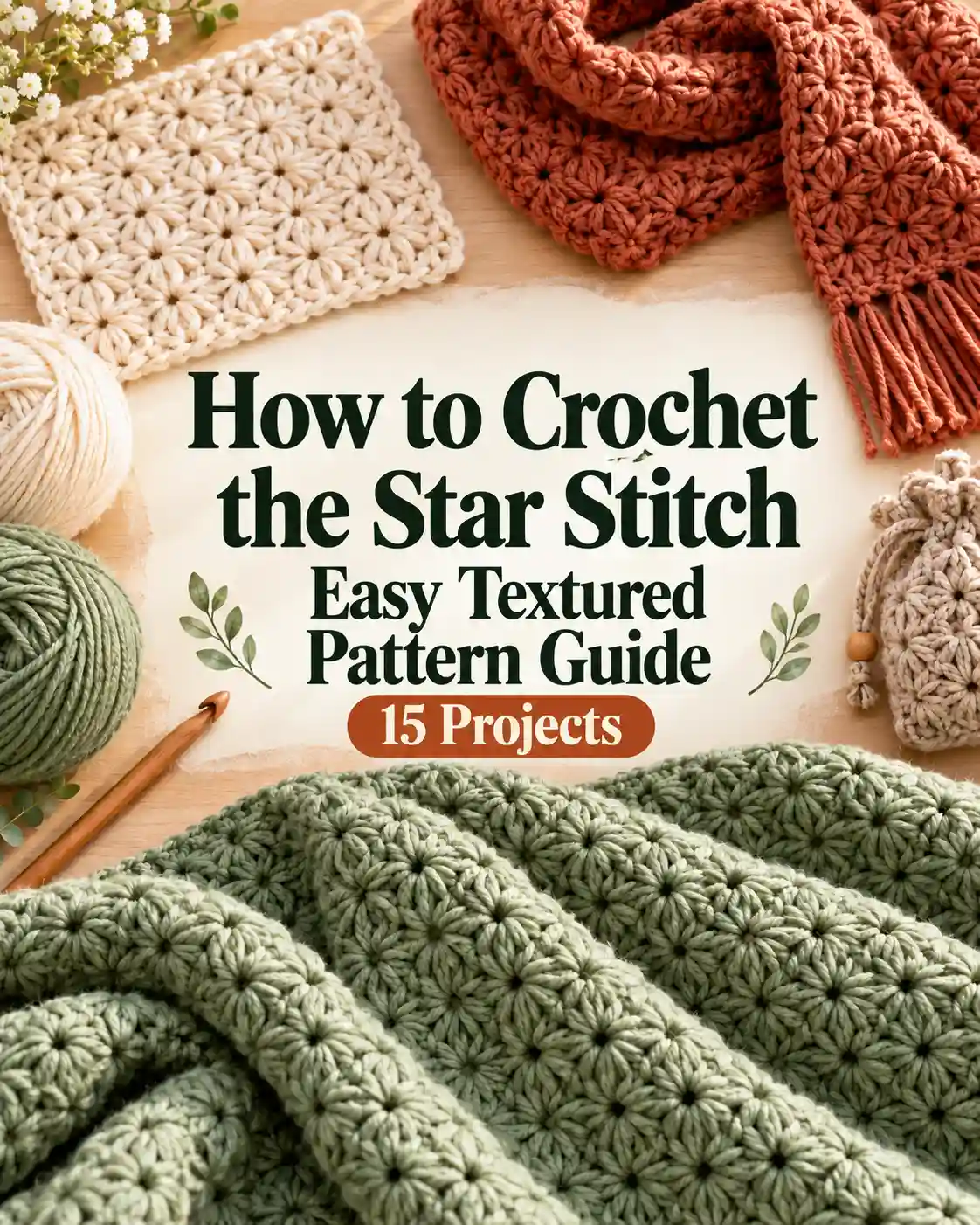 How to Crochet the Star Stitch: Easy Textured Pattern Guide