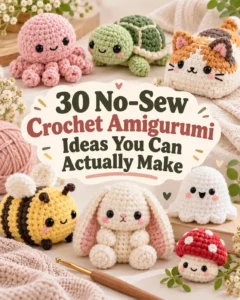 30 No-Sew Crochet Amigurumi Ideas You Can Actually Make