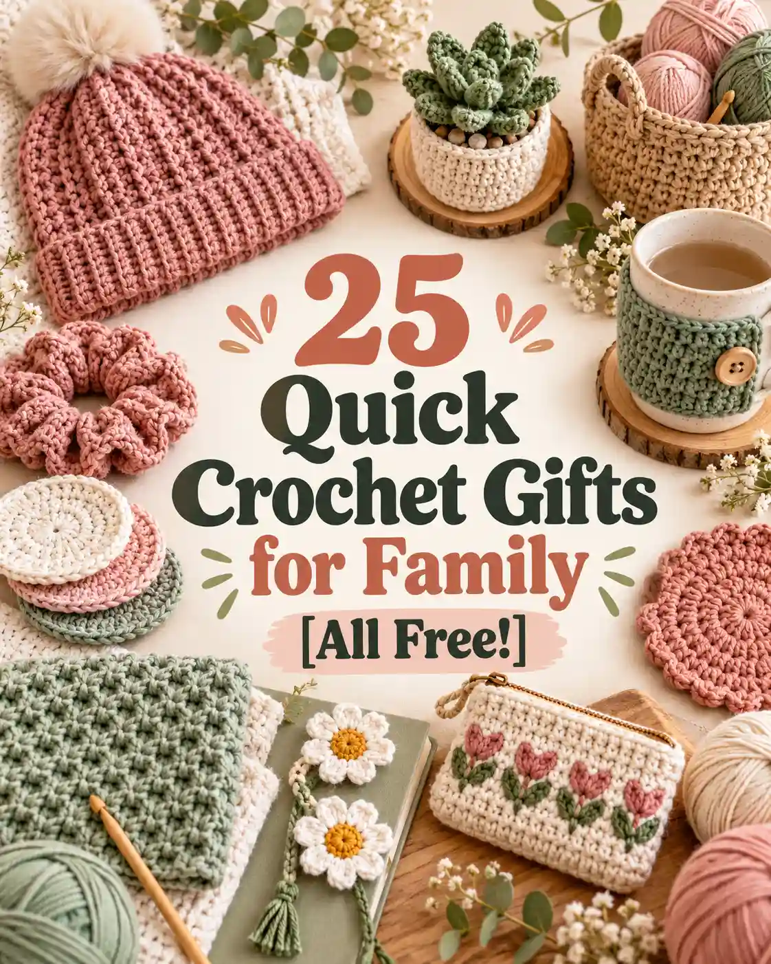 25 Quick Crochet Gifts for Family