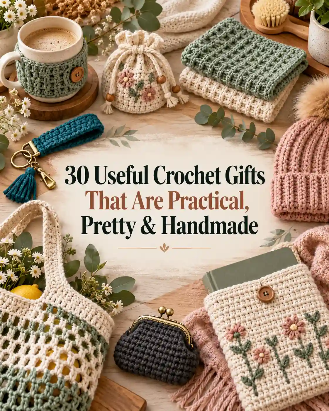 30 Useful Crochet Gifts That Are Practical, Pretty & Handmade