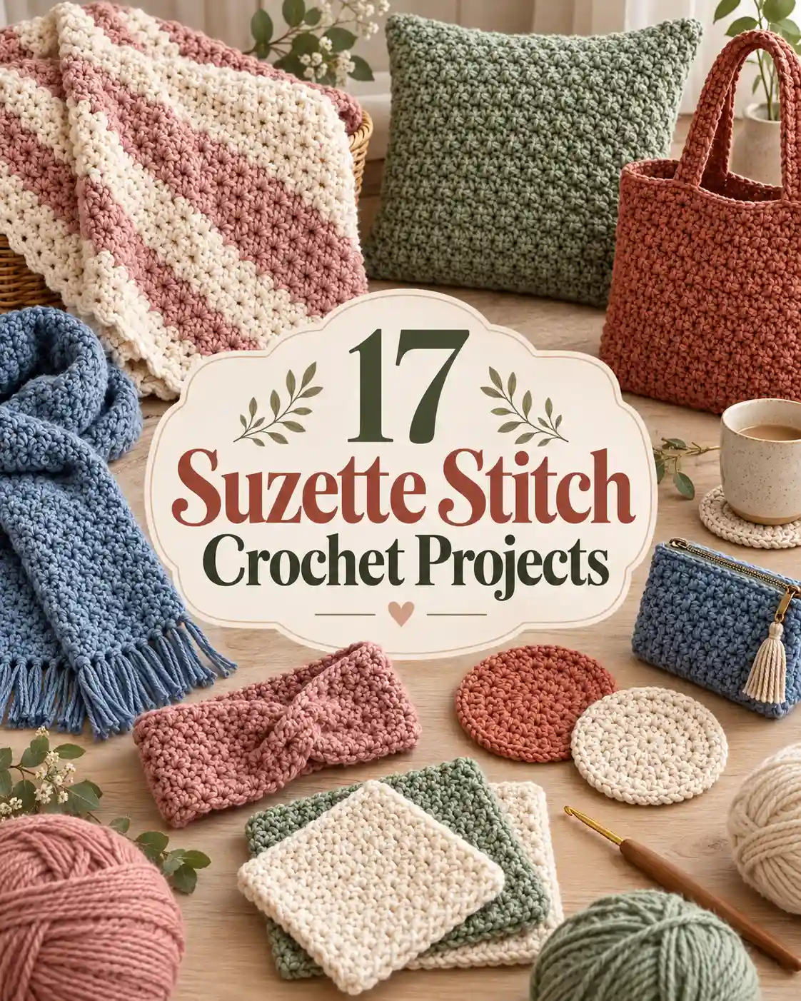 How to Suzette Stitch Crochet: Easy Textured Pattern