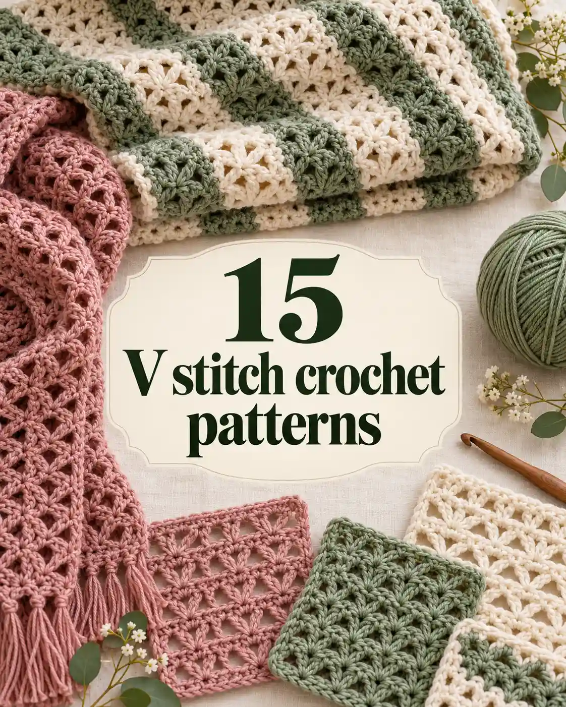 How to Crochet the V Stitch: Easy Pattern for Blankets & More